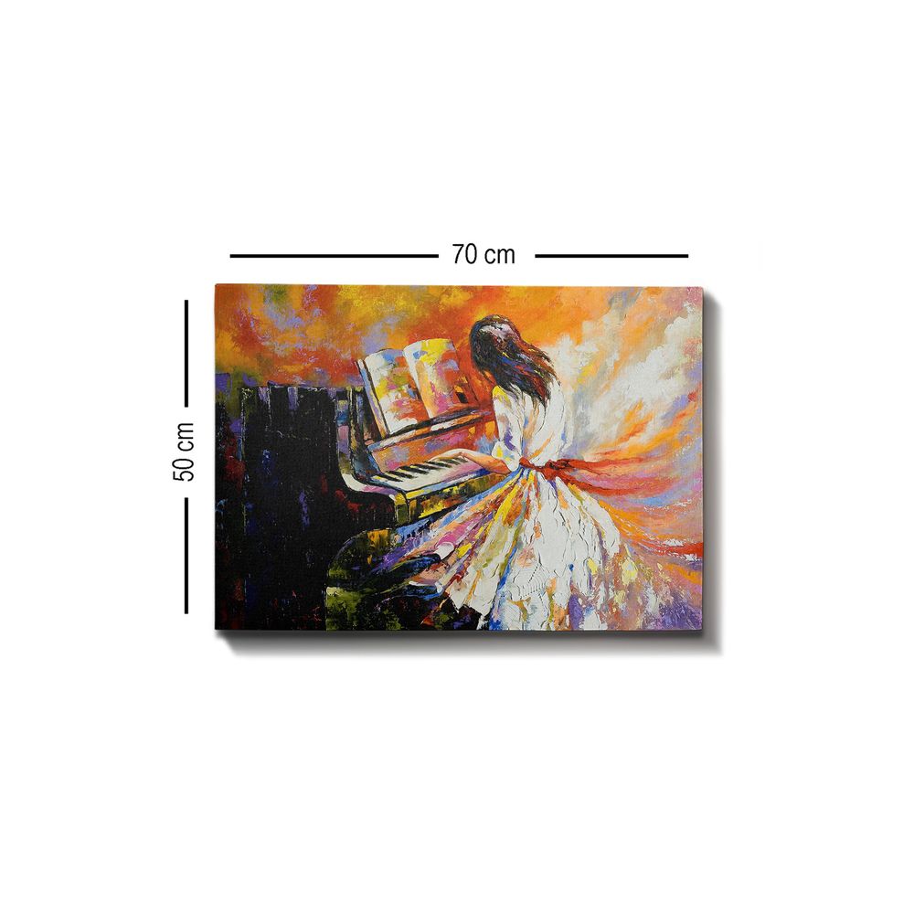 Kanvas Tablo (50 x 70 cm) - 13 Multicolor Dekorativno Platno slika 3