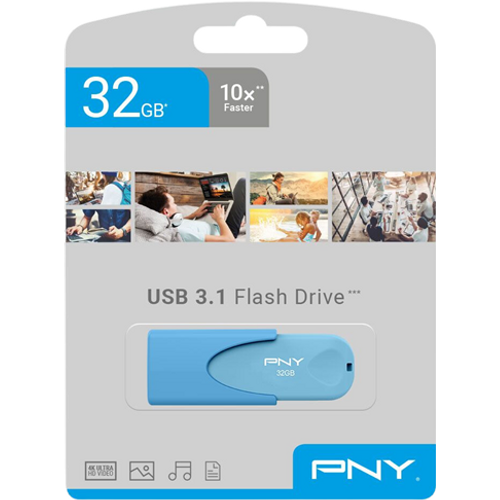 USB stick PNY Attaché 4, 32GB, USB3.1, blue slika 1