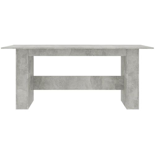 Blagovaonski stol siva boja betona 180 x 90 x 76 cm od iverice slika 13