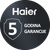 HAIER: 5 godina garancije