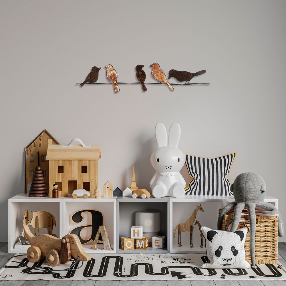 Decorative metal wall accessory Muhabbet, colour: multicolor slika 1