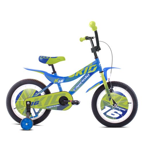 Capriolo BMX Bicikl KID 16' HT - Plavi i Limeta slika 2