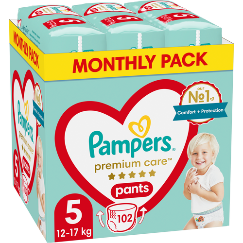 Pampers Premium Care Pants mesečno pakovanje pelena XXL slika 3