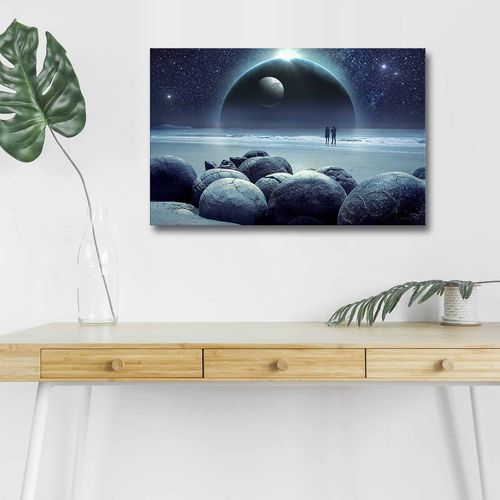 NASA-022 Multicolor Decorative Led Lighted Canvas Painting slika 4