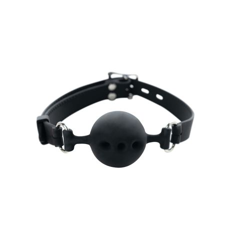 Silikonska kugla za usta sa rupicama - Silicone Breathable Ball Gag slika 1