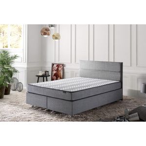 Woody Fashion Madrac, Bijela boja Sivo, Silver 140x190 cm Double Size Firm Mattress