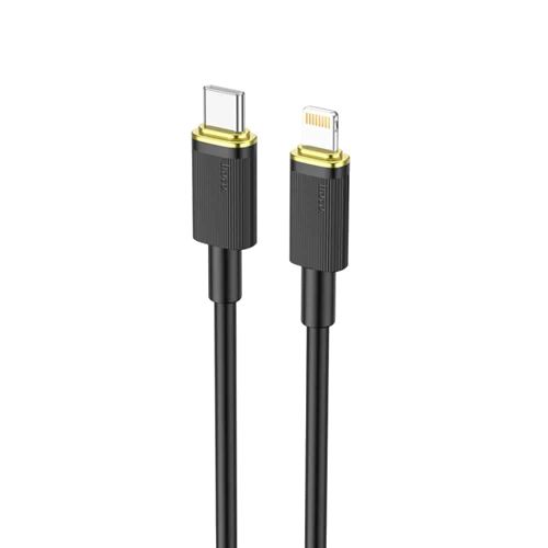 Hoco - Kabel za punjenje (U109) - USB Type-C na Lightning, PD 20W, 3A, 1,2 m - crni slika 1