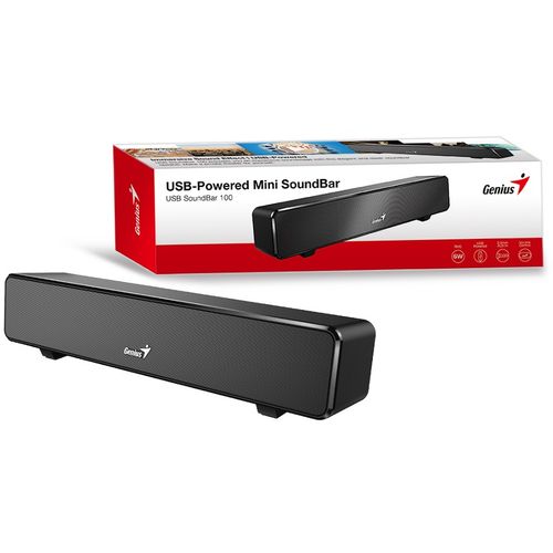 Genius zvučnici RS2,USB SoundBar 100, Black slika 3