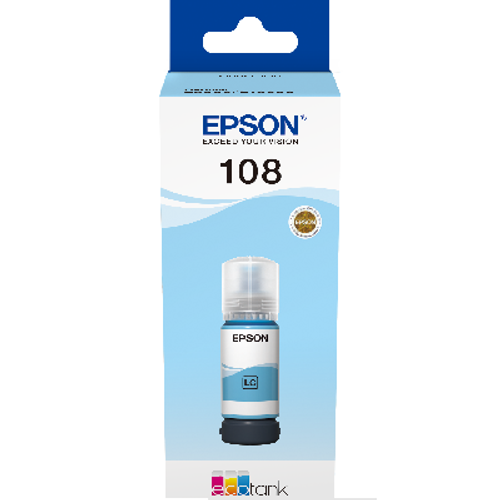 C13T09C24A 108 Cyan Ecotank ink bottle Epson slika 1