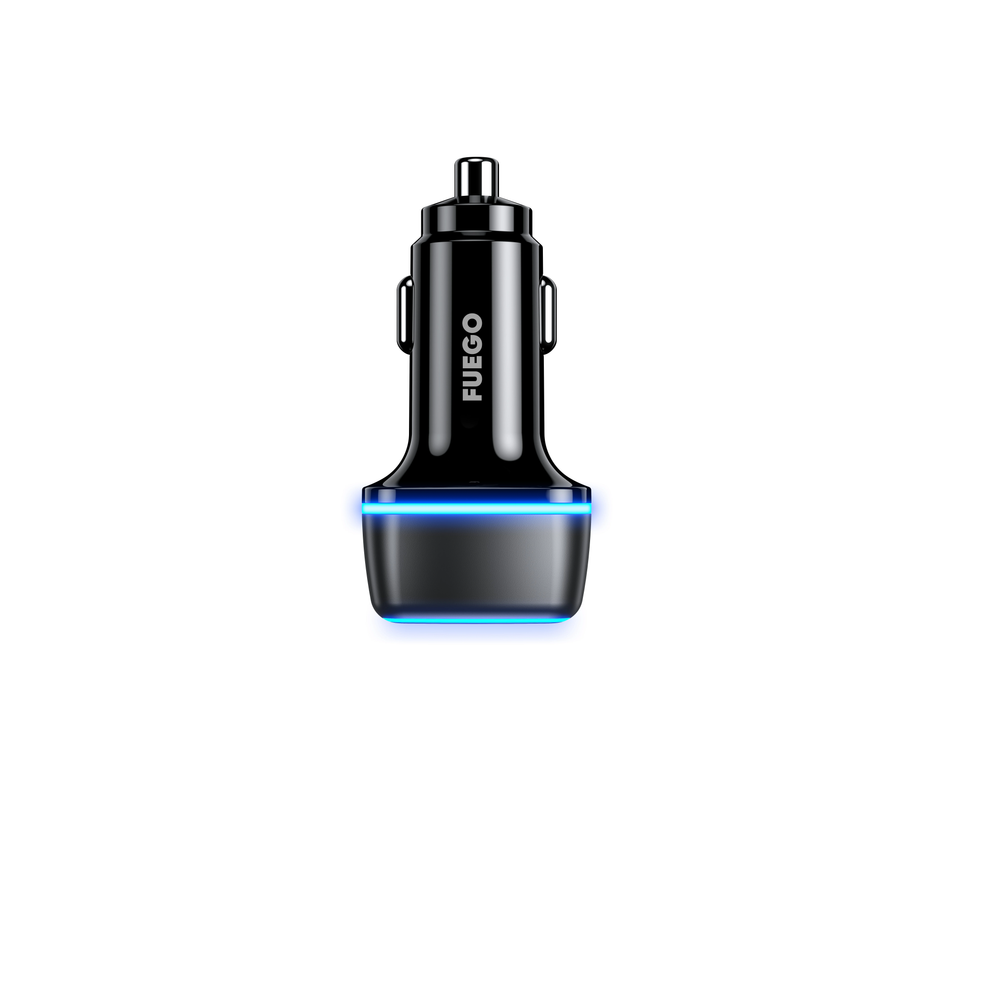 Fuego Auto punjač FG827 5V/2.4A, crni slika 2