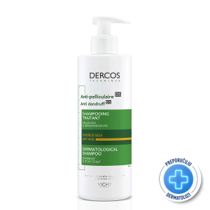 VICHY DERCOS Šampon protiv peruti za suhu kosu 390ml