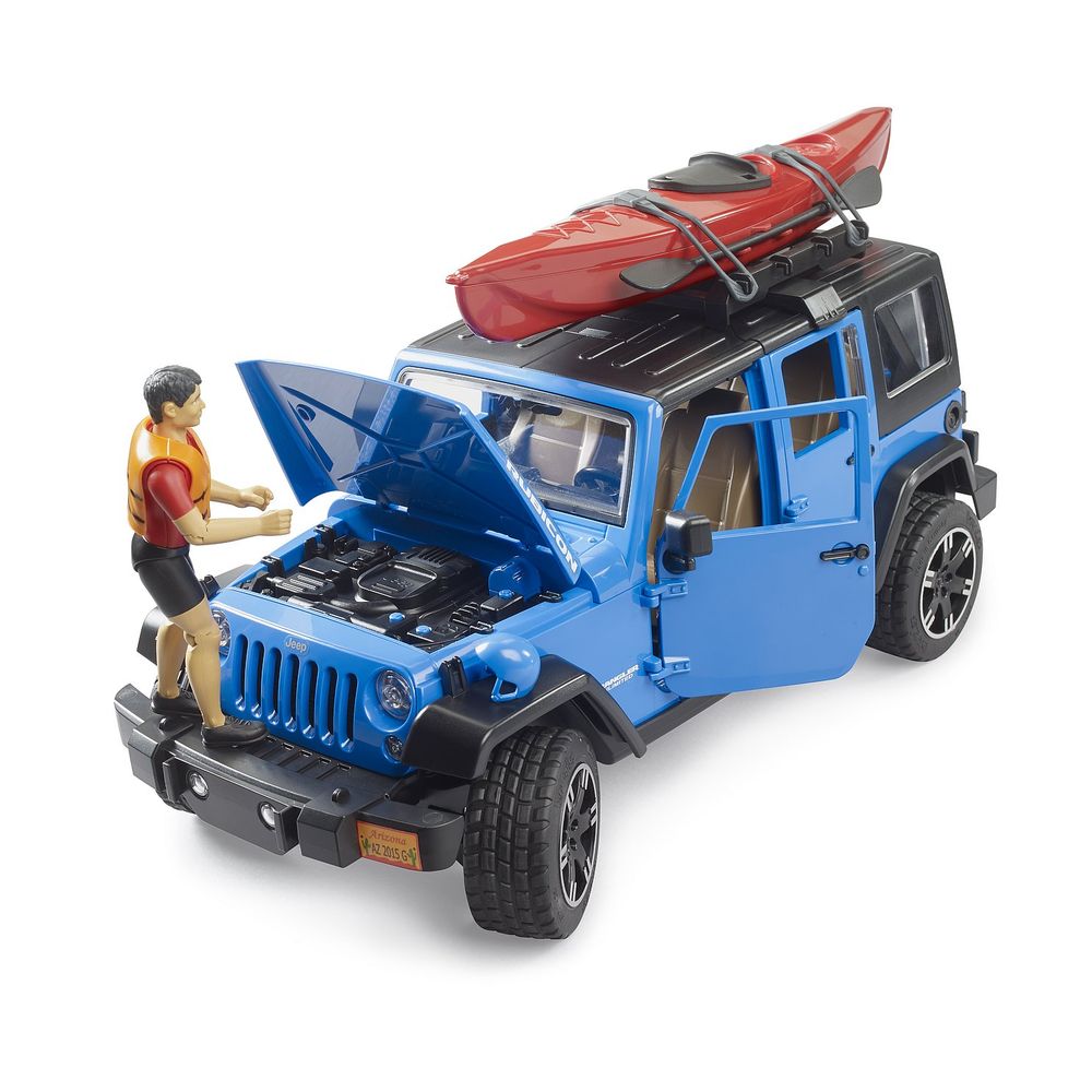 Bruder Jeep Wrangler Rubicon Unlimited 2529 sa kajakom i kajakašem slika 2