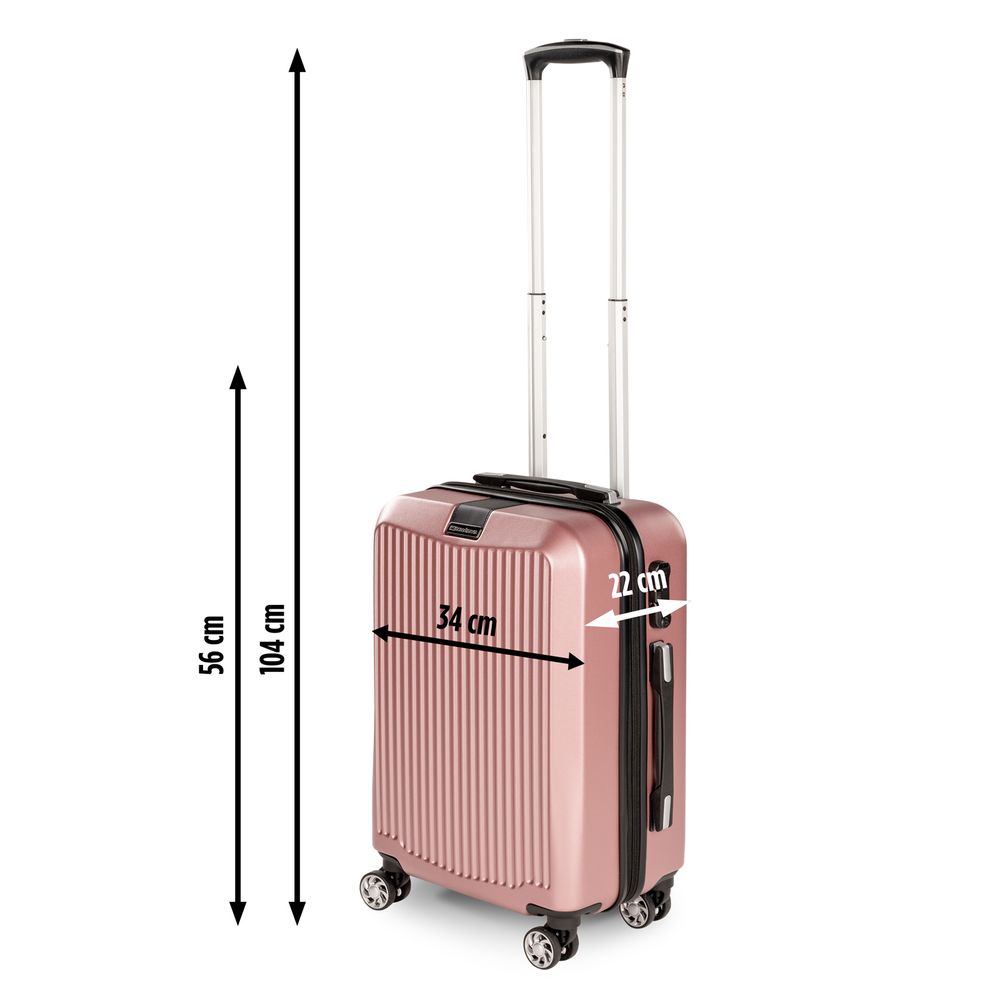 Scandinavia kofer 40 l, Carbon Series, rose gold slika 14