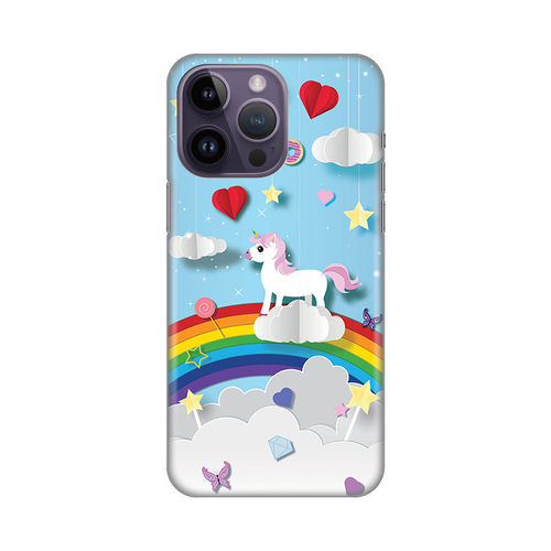 Torbica Silikonska Print za iPhone 14 Pro Max 6.7 Unicorn slika 1