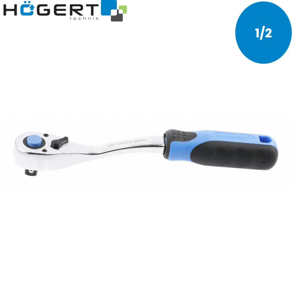 Högert Čegrtaljka (račna) 1/2", 72 zuba, CrV , brzo otpuštanje  slika 1