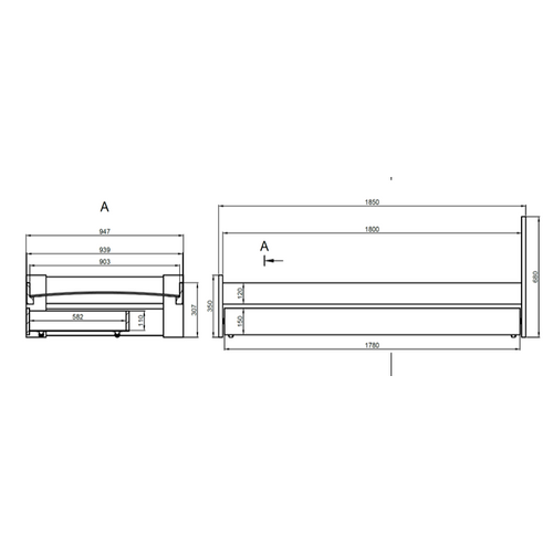 Drveni dječji krevet Emil s ladicom - bijeli - 180*80 cm slika 9