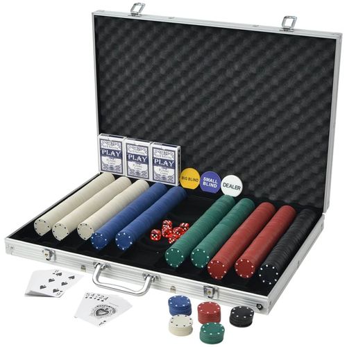 Set za Poker s 1000 Žetona Aluminijum slika 7