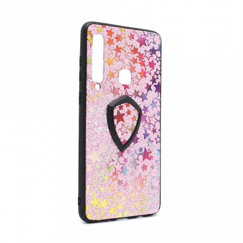 Torbica Colorful Star za Samsung A920F Galaxy A9 2018 + holder pink slika 1