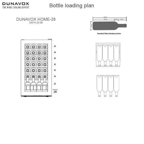 DXFH-28.88 DUNAVOX vinska vitrina slika 4