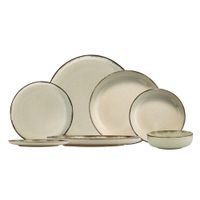 Hermia Concept Porculanski set tanjura 24 dijelni DINER CREAM, MOD24Y2730P02