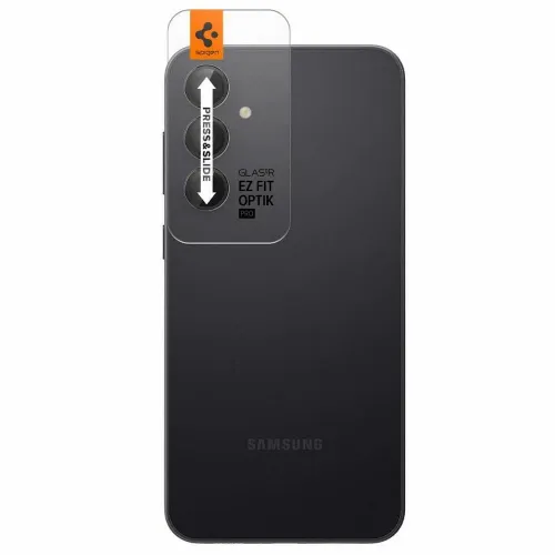 SPIGEN OPTIK.TR EZ FIT Zaštita za kameru 2 kom za SAMSUNG S23 FE crna slika 2