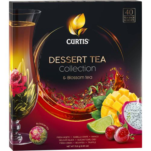 Curtis Dessert Tea Collection & Blossom Tea - Kombinacija čajeva,  73.5g  slika 2