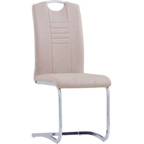 Konzolne blagovaonske stolice od umjetne kože 2 kom cappuccino slika 31