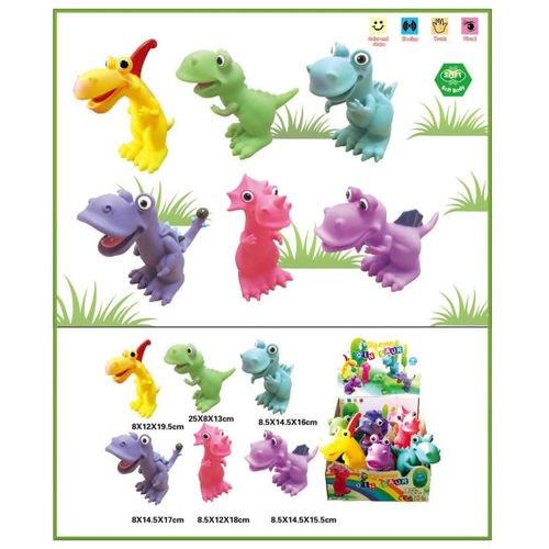 Hk Mini Igračka Gumeni Dinosaursi U Displeju slika 1