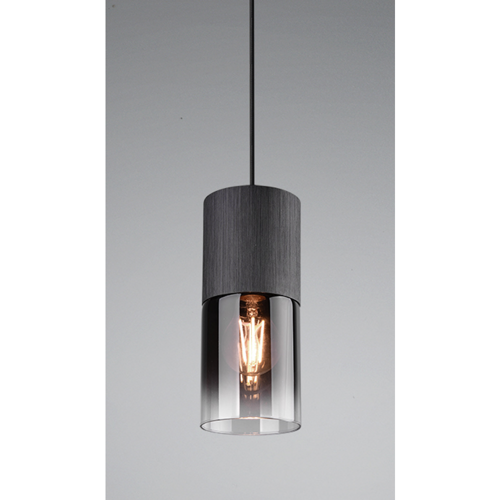 Trio Lighting luster ROBIN 3×E27 – crno-mat slika 2