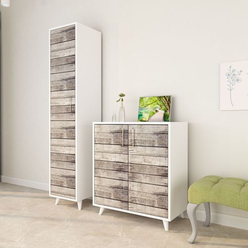 Diena - L1315 Oak
White Hall Stand slika 2