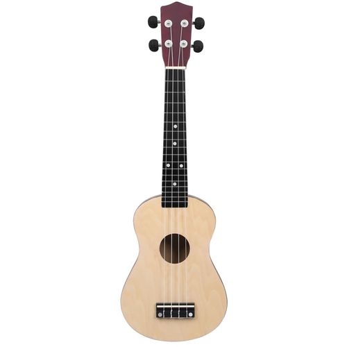 Set dječjeg ukulelea Soprano s torbom boja svijetlog drva 23 " slika 18