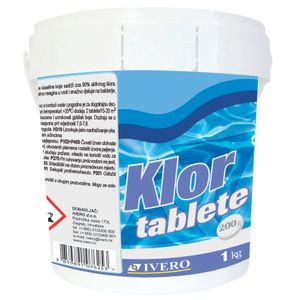 Ivero klor tablete 200g - 1 kg