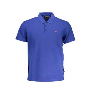 NAPAPIJRI POLO SHORT SLEEVE MAN BLUE