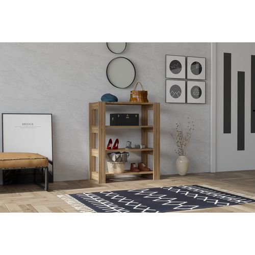 Duplo - Walnut Walnut Shoe Cabinet slika 1