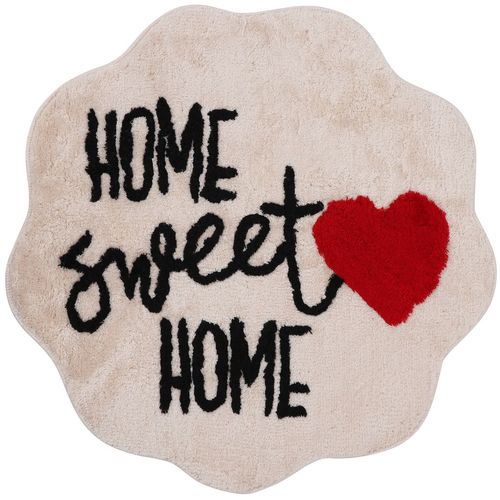 Colourful Cotton Akrilna kupaonska prostirka Home Sweet Home - Stone slika 3