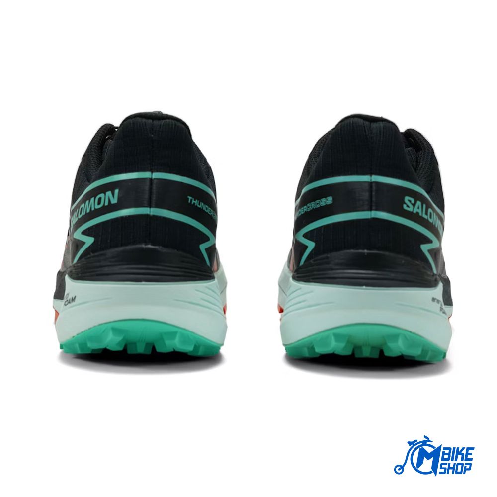 Salomon Muške patike Thundercross, Black/Cherry Tomato/Electric Green slika 4