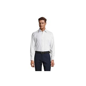 BRIGHTON muška košulja sa dugim rukavima - Bela, XL 