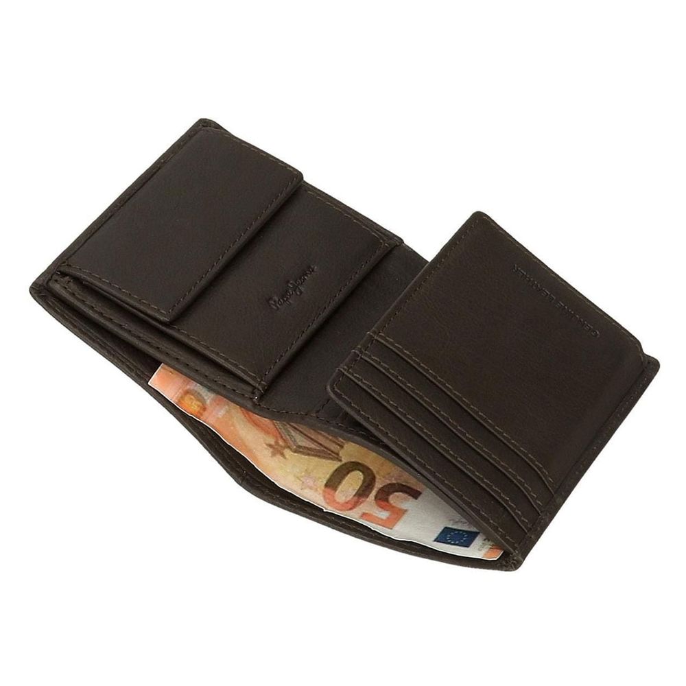 Pepe Jeans muški kožni novčanik 10.5 cm Badge 7371132, braon slika 4