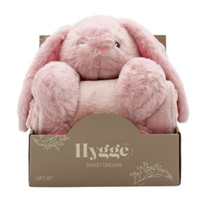 Hygge Sweet Dreams HY31389 Plišana igračka sa dekicom Bunny