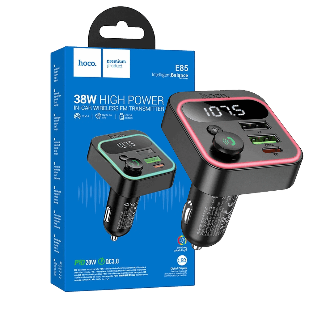hoco. FM modulator Bluetooth E85 Tiger slika 1