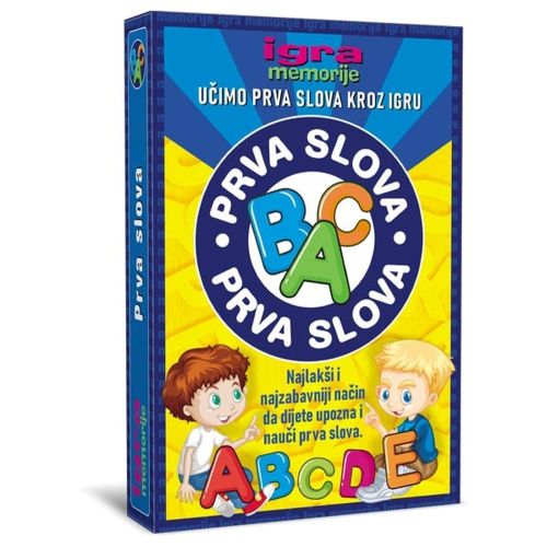 Igra memorije Edukativne karte Prva slova slika 1