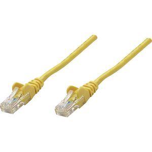 Intellinet 320610 RJ45 mrežni kabel, Patch kabel cat 5e U/UTP 15.00 m žuta  1 St.