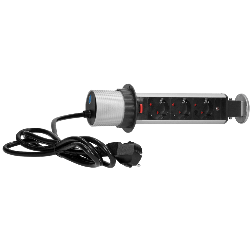 Orno Produžni kabel sa 3 x Schuko utičnice, ugradbena - OR-AE-1347(GS) slika 5