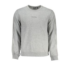 CALVIN KLEIN MEN'S GRAY ZIPLESS SWEATSHIRT