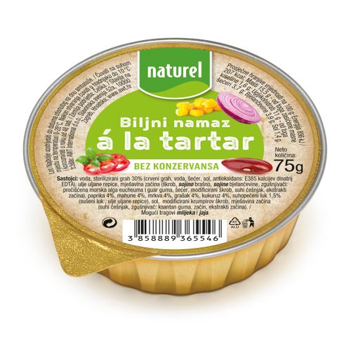 Naturel biljni namaz a la tartar - bez konzervansa 75g  slika 1