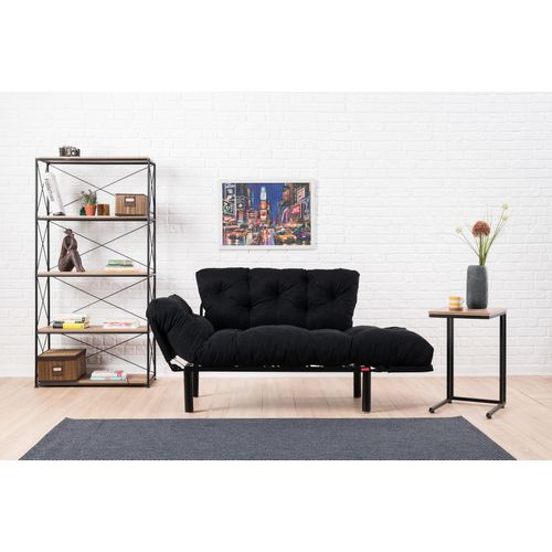 Atelier Del Sofa Dvosjed na razvlačenje NITTA crna, Nitta - Black slika 13