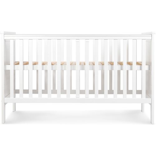 KLUPS dječji krevetić IWO bijeli s ogradom 140x70 slika 1