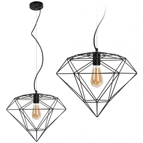 TOOLIGHT VISEĆA SVJETILJKA DIAMOND METAL LOFT BLACK APP563-1CP slika 1