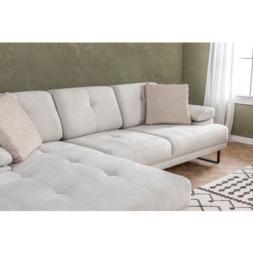 Ugaona Sofa Mustang Large Left - Bež Boja slika 4