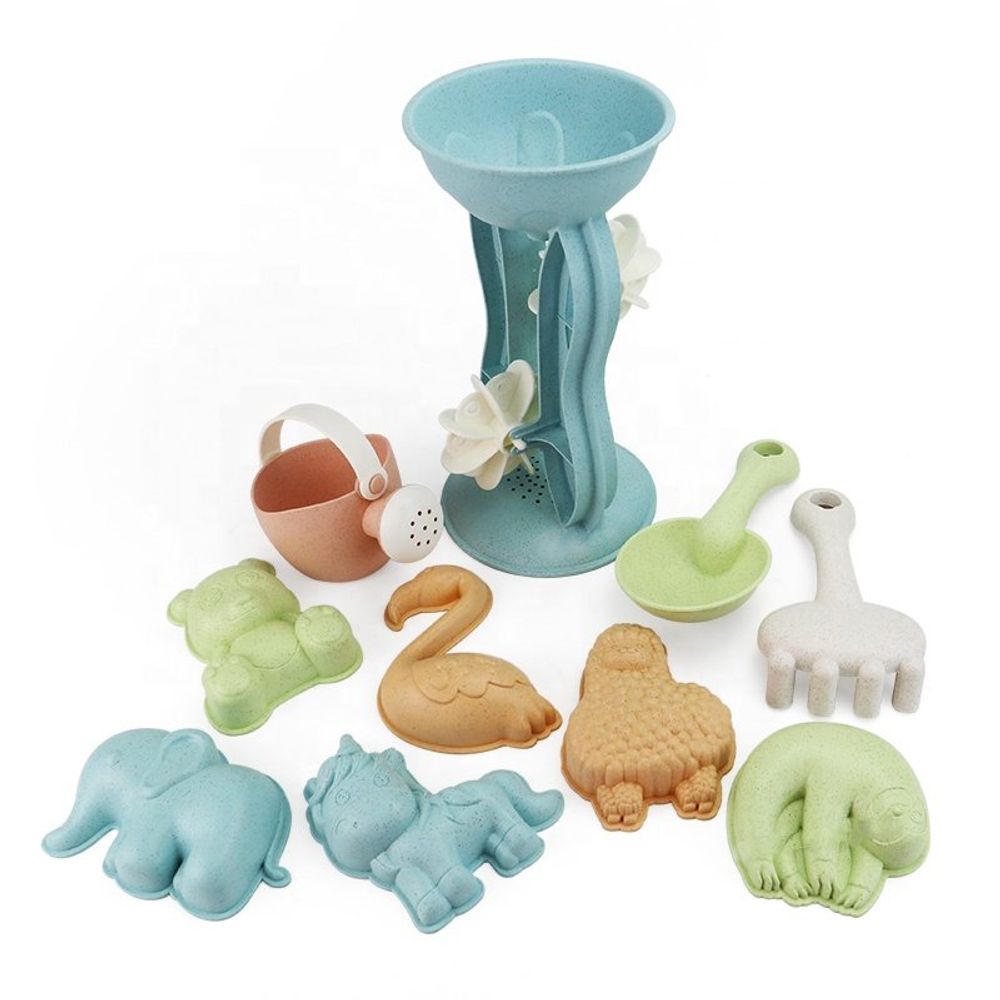 Woopie green set pijeska s kolutom i kantom za zalijevanje 10 kom. biorazgradiv organski materijal slika 9